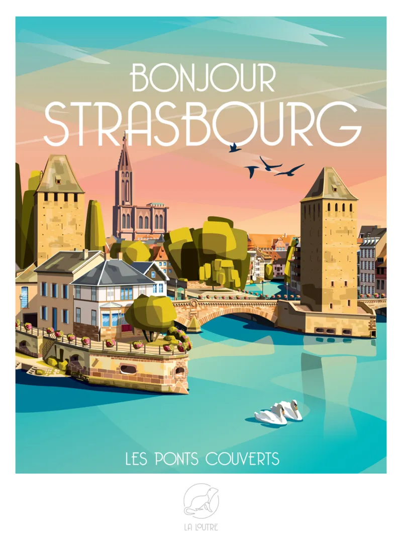 Mini Puzzle - Strasbourg Les Ponts Couverts