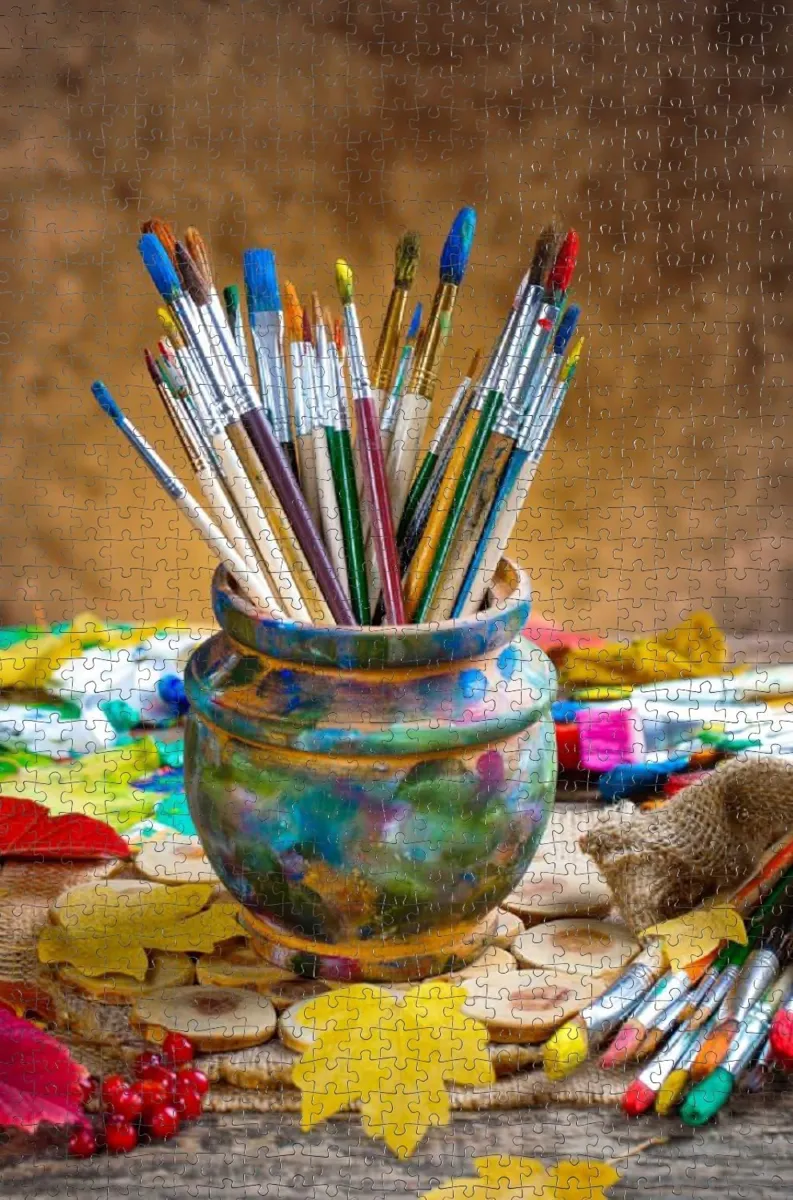 My Paints and Brushes