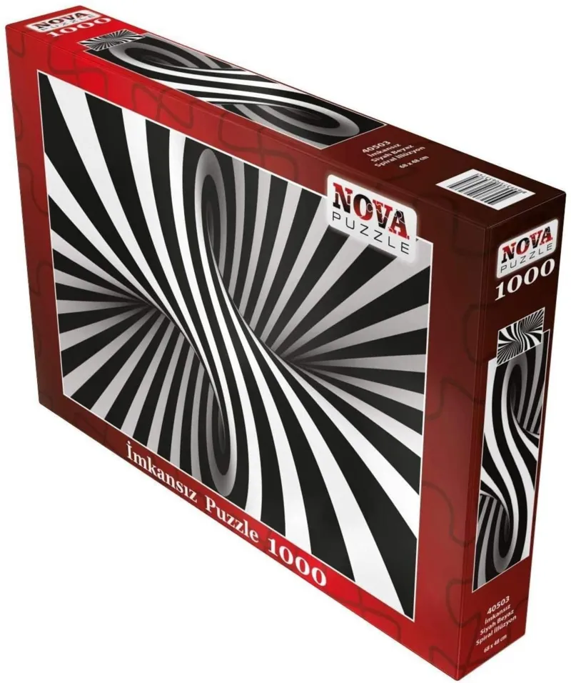 Schwarz-Weiß-Spirale