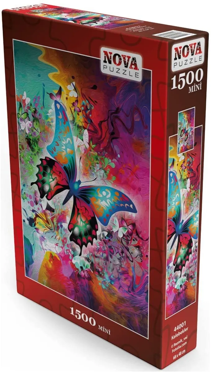 Mini Puzzle - Fantastic Butterfly
