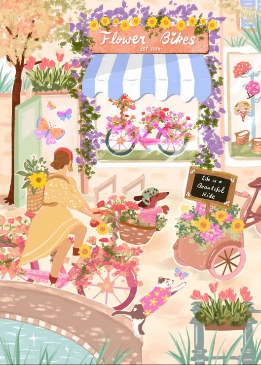 Flower Bikes