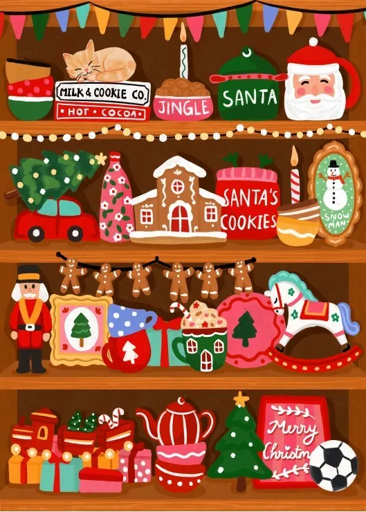 Christmas Shelf