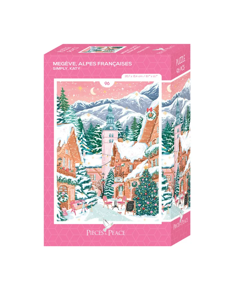 Mini Puzzle - Megève, Alpes Françaises