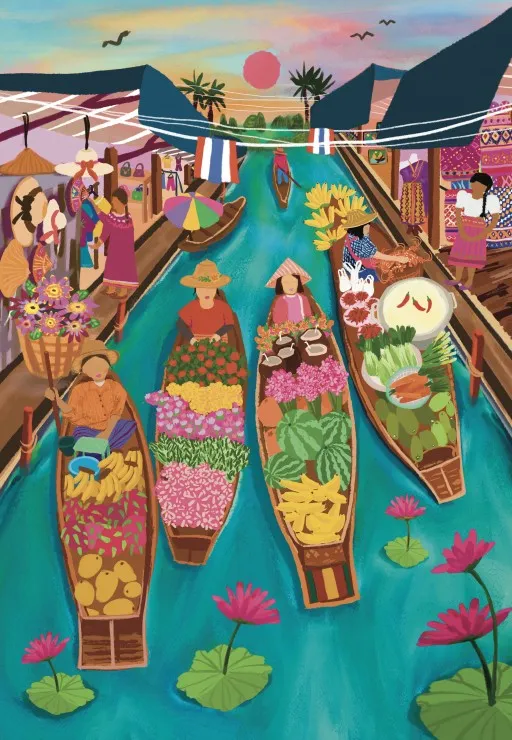 Floating Market Thailand