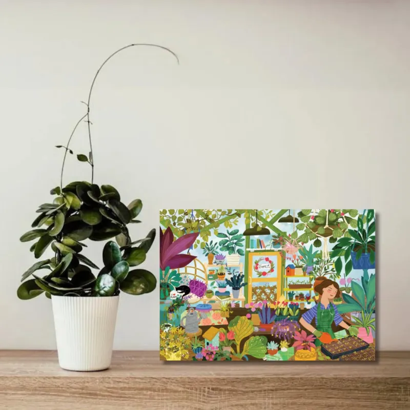 My Happy Place is in the Greenhouse