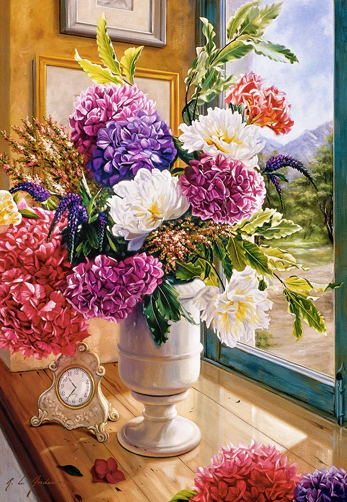 Still Life with Hydrangeas