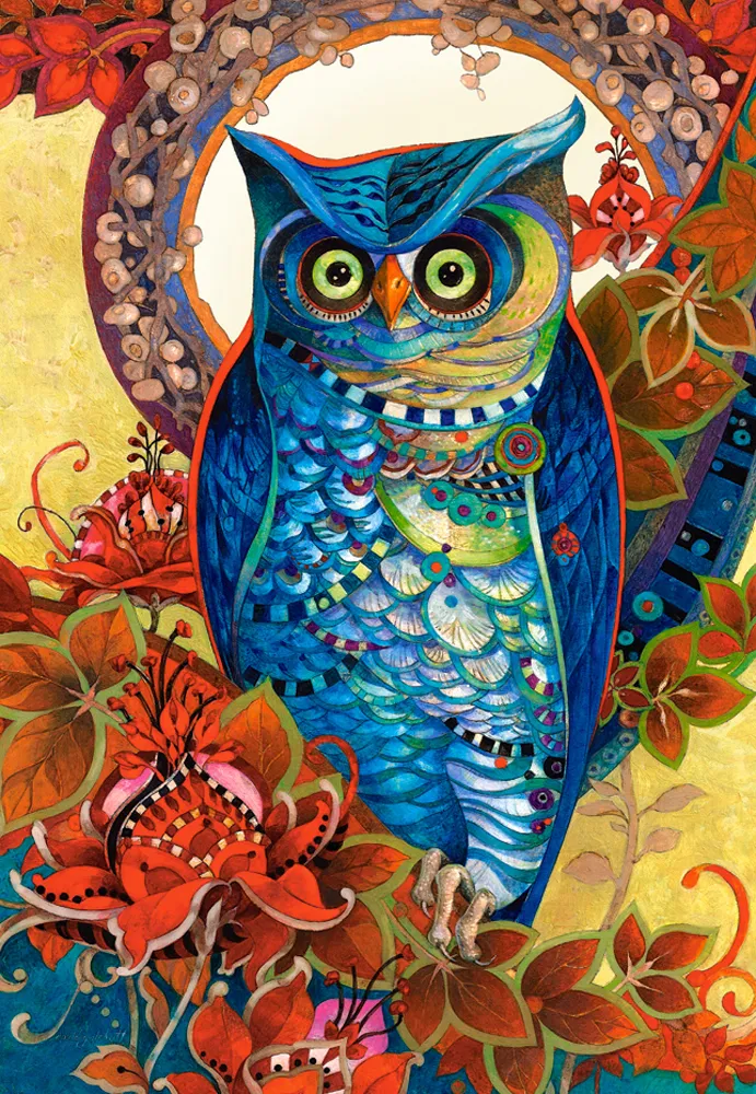 Jigsaw Puzzle - 1500 Pieces - David Galchutt : Owl