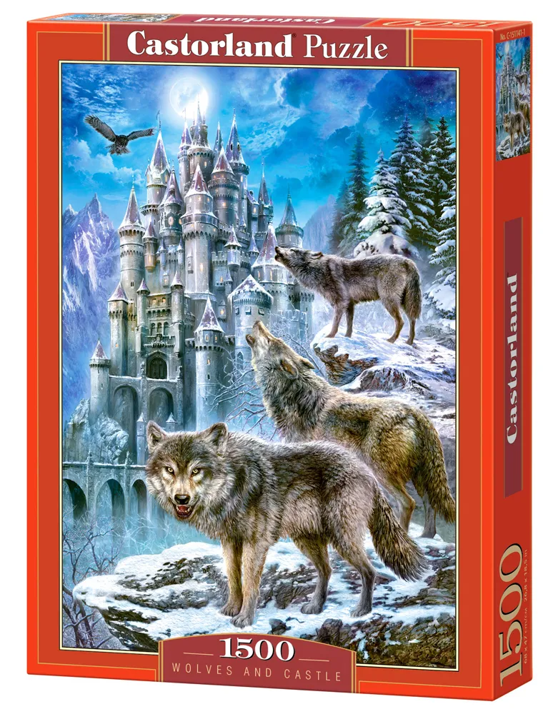Jigsaw Puzzle - 1500 Pieces : Wolves in Front of the Castle