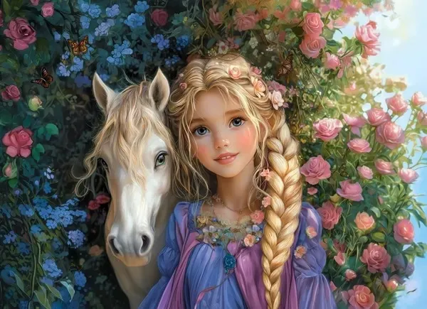 Princess With A Horse