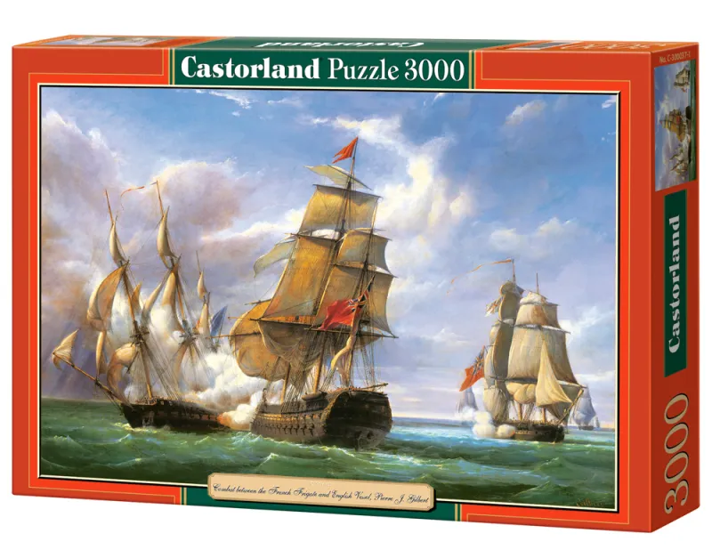 Jigsaw Puzzle - 3000 Pieces - Vessels at the Trafalgar Battle