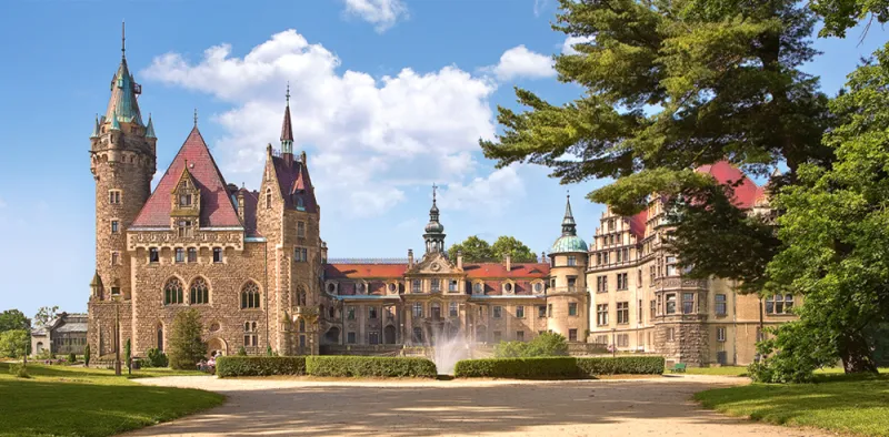 Poland Moszna: Zamek Castle