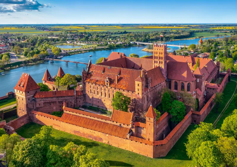 View of Malbork Castle, Poland