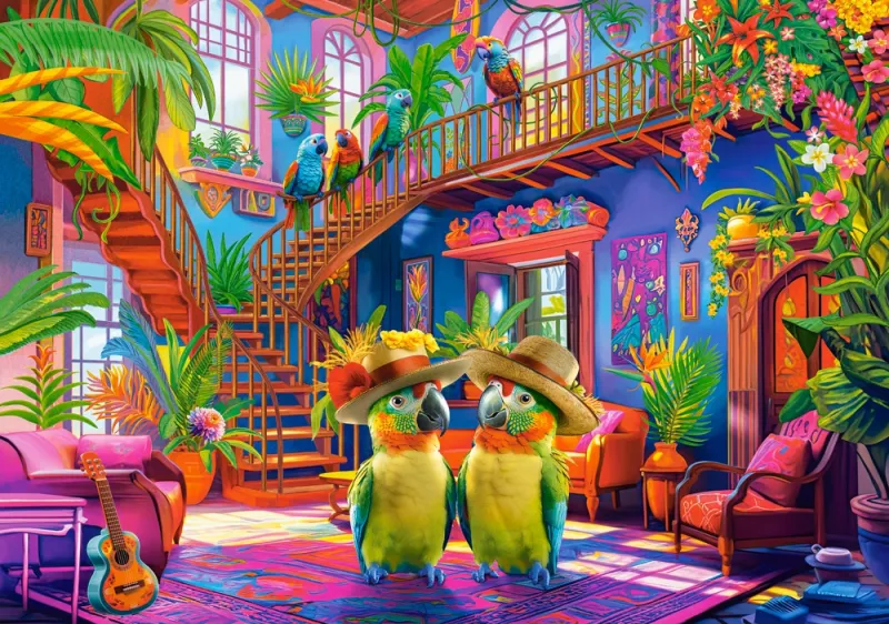 Parrots in Paradise