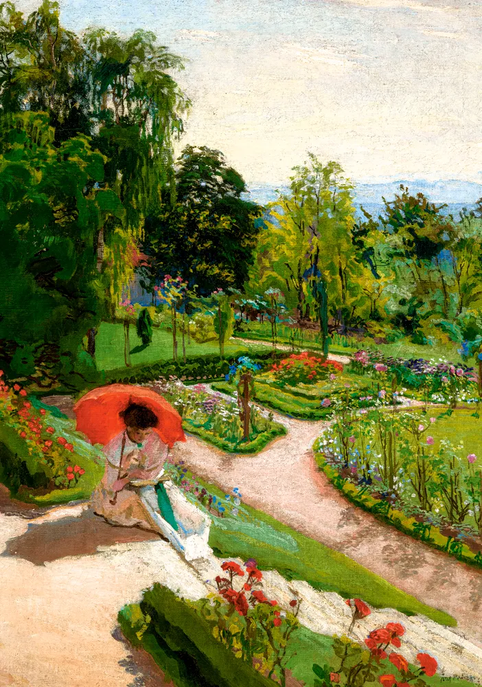 Art Collection - Red Umbrella, Józef Mehoffer