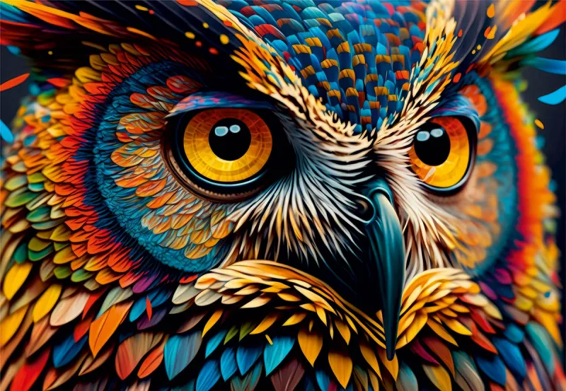 Colorful Owl