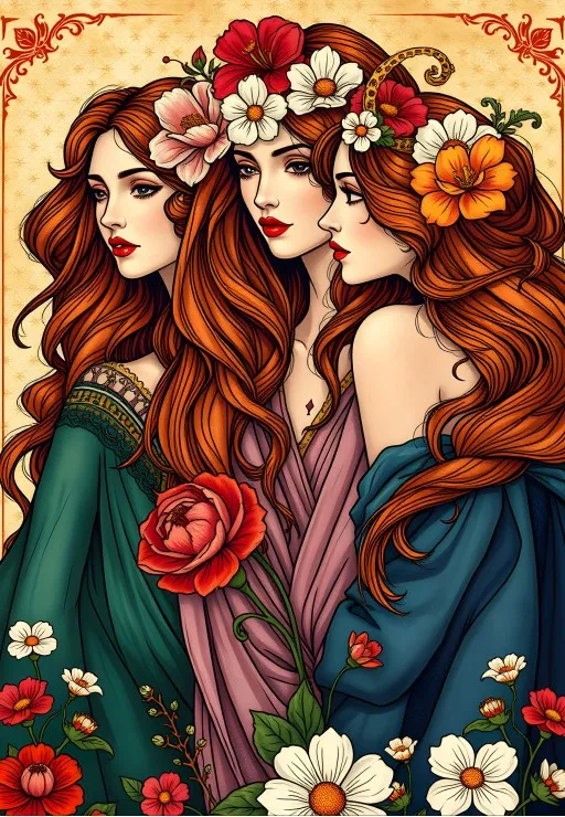 The Three Flower Muses