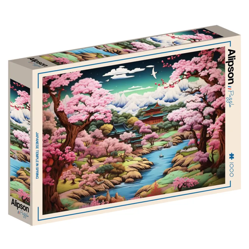 Japanese Temple in Spring