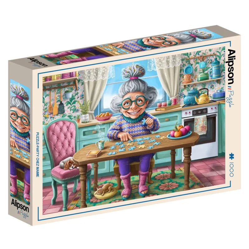 Puzzle Party at Grandma's
