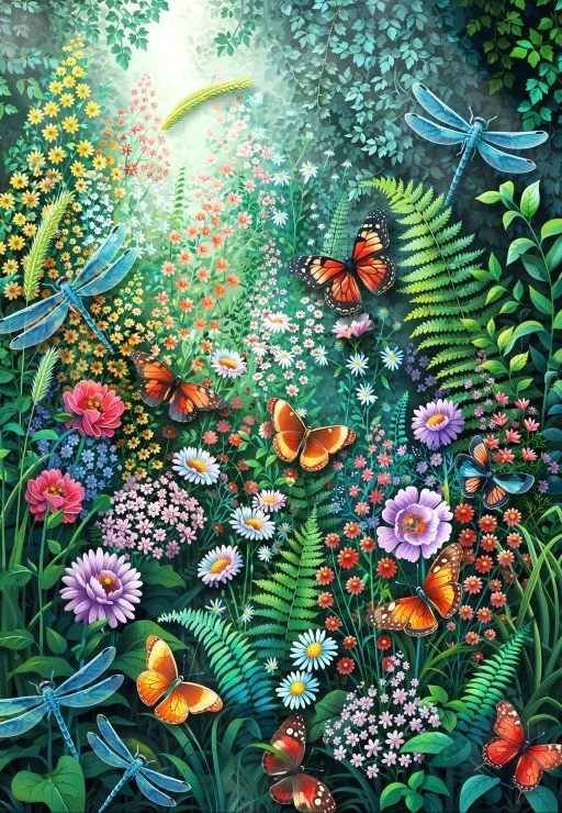 Butterflies in the Garden