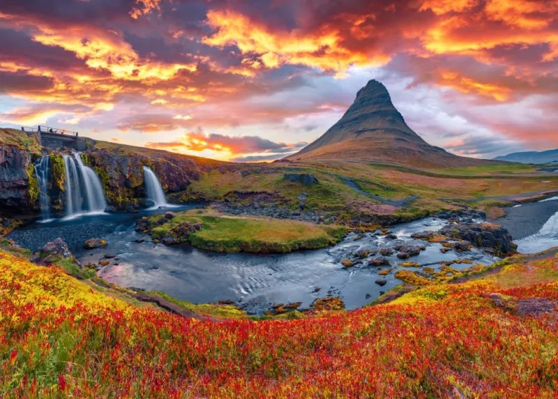 Kirkjufellsfoss Waterfall - Iceland