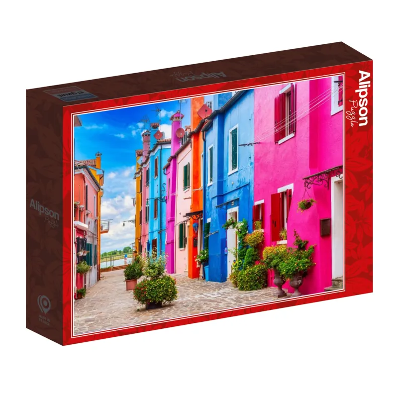 Burano's Colourful Alleyway