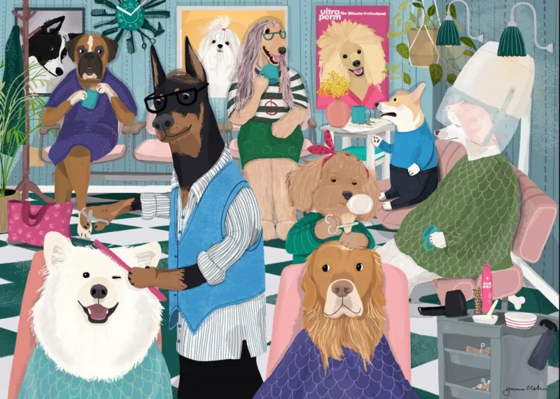 Hair Dresser Dog