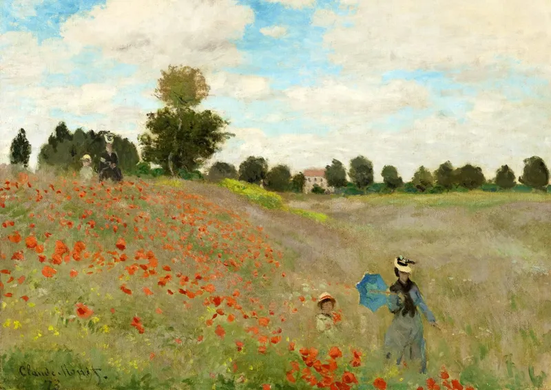 Claude Monet: Poppy Field