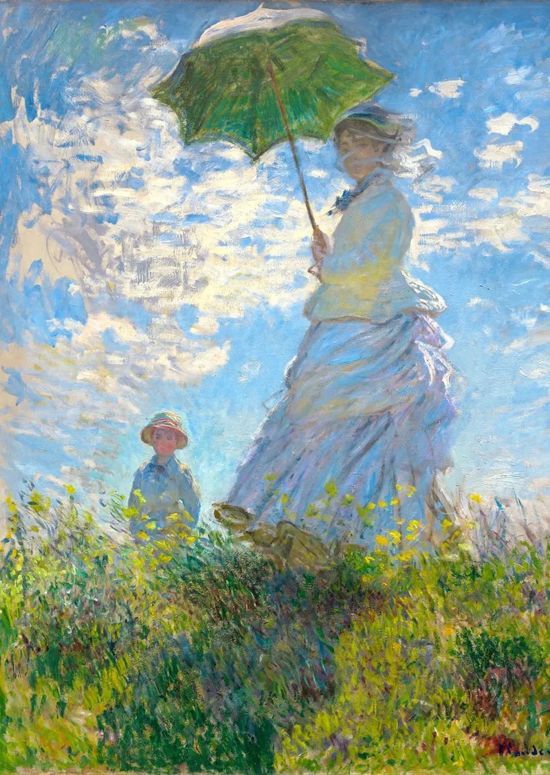 Claude Monet: Woman with a Parasol