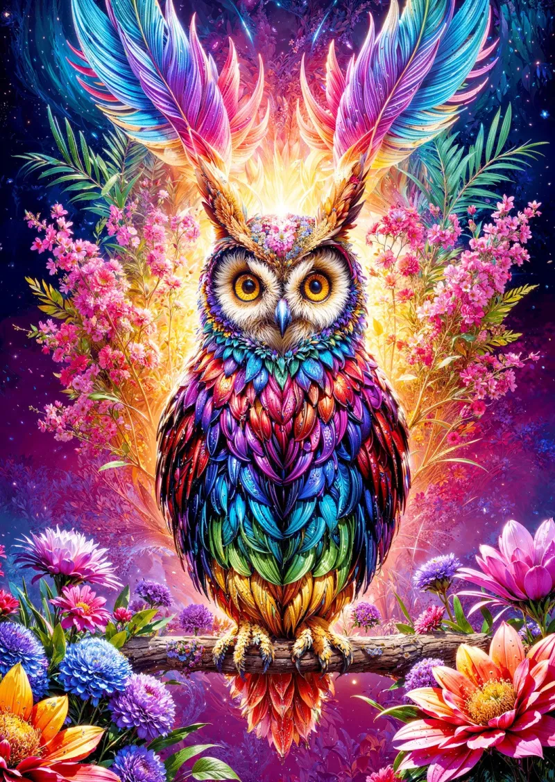 Neon Owl