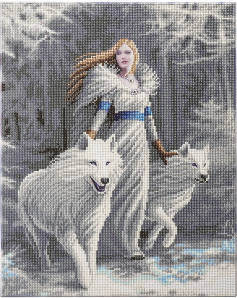 Crystal Art - Diamond Embroidery Kit - Anne Stokes - Wolves
