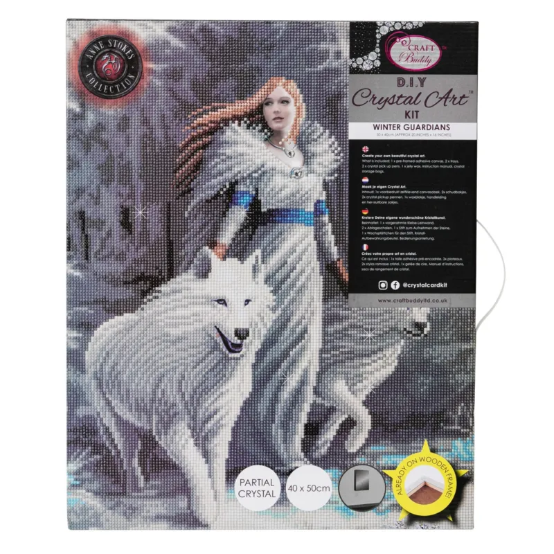Crystal Art - Diamond Embroidery Kit - Anne Stokes - Wolves