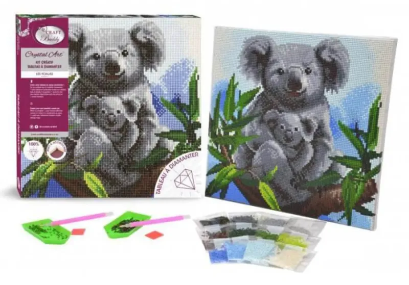 Crystal Art - Diamond Embroidery Kit - Koala