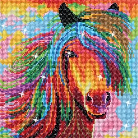 Crystal Art - Diamond Embroidery Kit - Wind Mane