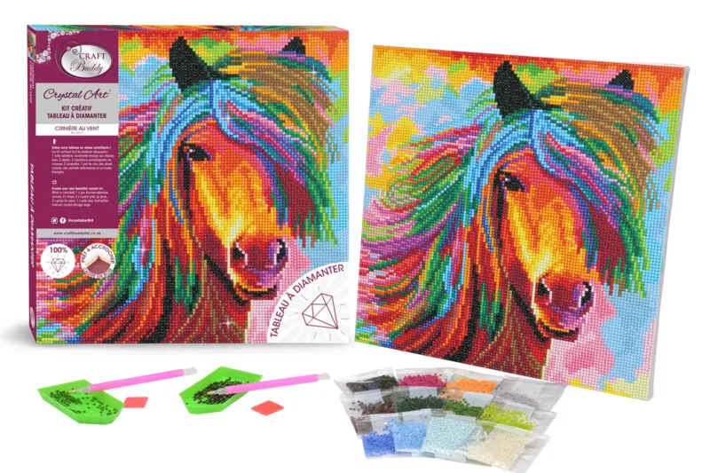 Crystal Art - Diamond Embroidery Kit - Wind Mane