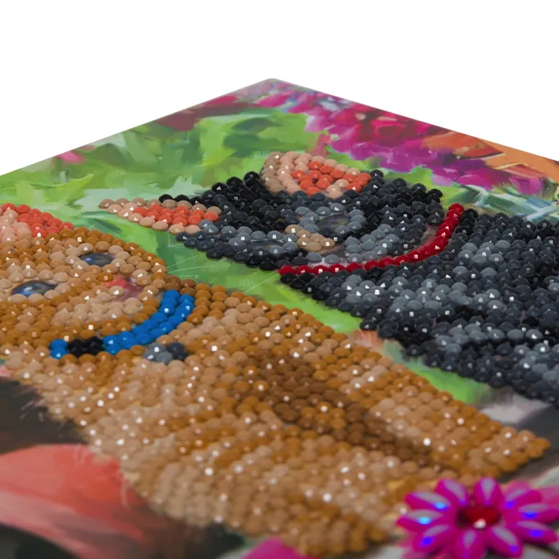 Crystal Art - Diamant-Stickerei-Kit - Kätzchen