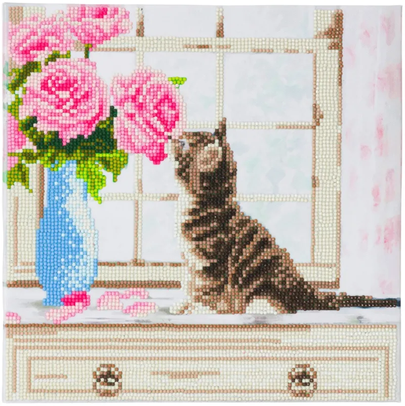 Crystal Art - Diamond Embroidery Kit - Kitten