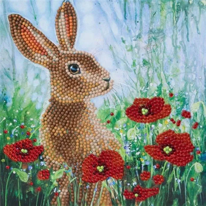 Crystal Art - Diamond Embroidery Kit - Rabbit