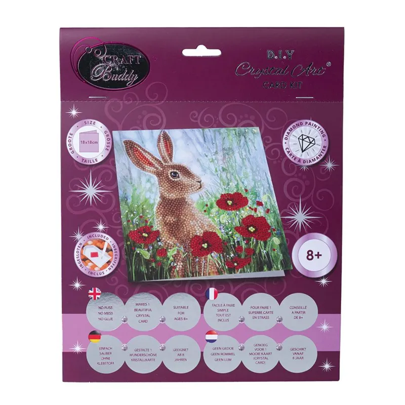 Crystal Art - Diamond Embroidery Kit - Rabbit