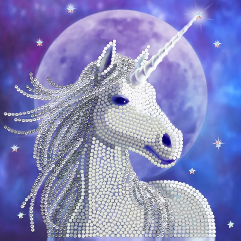 Crystal Art - Diamond Embroidery Kit - Anne Stokes - Unicorn