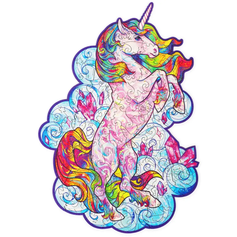 Unidragon - Jigsaw puzzle Inspiring Unicorn - Size M - 103 pieces ...