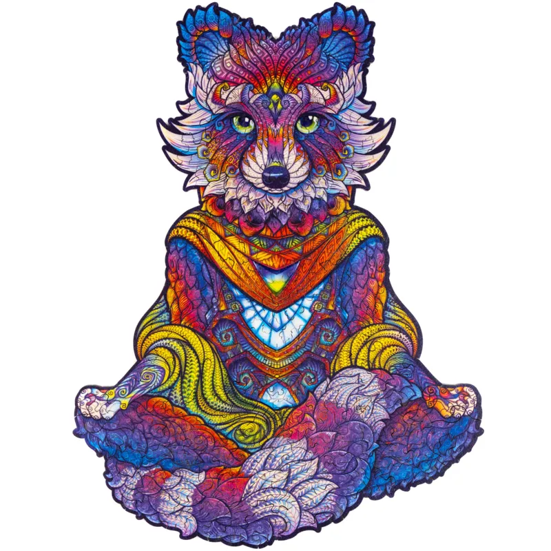 Unidragon - Jigsaw puzzle Emanating Raccoon - Size S - 105 pieces ...