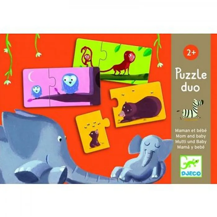 2 Puzzles - Mama und Baby