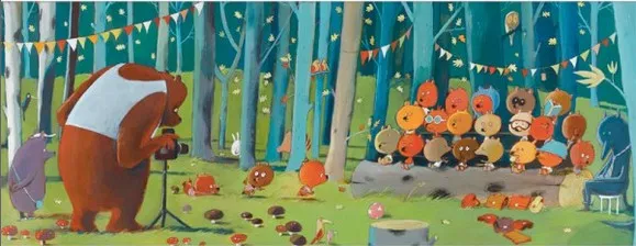 Collection Puzzle Gallery -Olivier Tallec : Forest friends