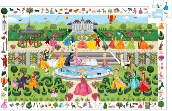 Observation Puzzle + Poster - Olivier Latyk: The circus Peggy Nille : Garden Party
