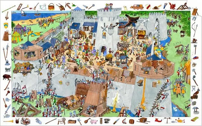 Observation Puzzle + Poster - Savine Foot: The Fortified castle
