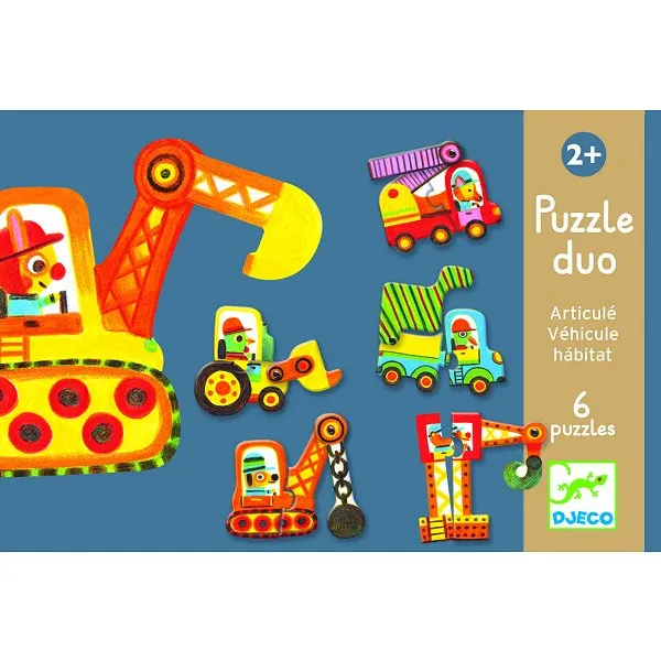 Jigsaw Puzzle - 6 x 2 Pieces : Duo : Articulo Vehicle