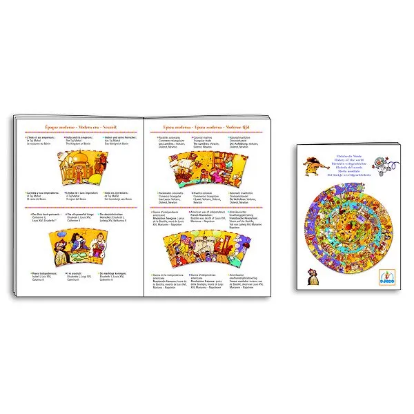 Jigsaw Puzzle - 350 pieces - Round - Observation Puzzle : History
