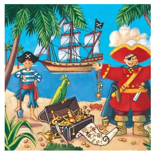 Silhouette Box -The Pirate and his Treasure