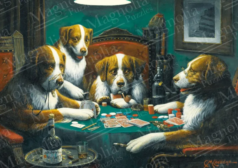 Dogs Playing Poker