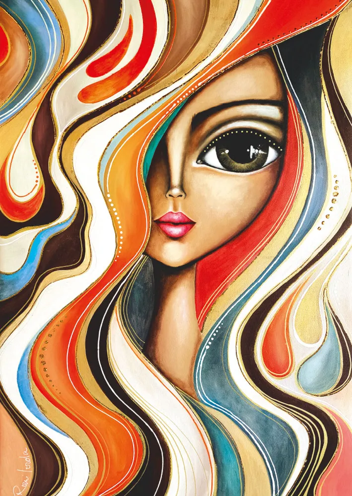 Wavy Hair Girl